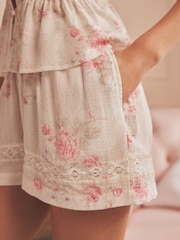 Shabby Chic By Rachel Ashwell® Ecru/Pink Nightwear And Loungwear Set - Image 5 of 5