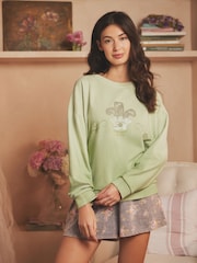 Shabby Chic by Rachel Ashwell® Green Ombre Crew Sweatshirt - Image 1 of 4
