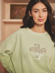 Shabby Chic by Rachel Ashwell® Green Ombre Crew Sweatshirt - Image 4 of 4