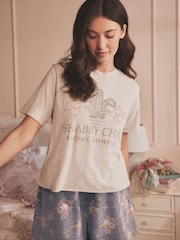 Shabby Chic by Rachel Ashwell® Beige 100% Cotton Jersey Lounge T-Shirt - Image 1 of 4