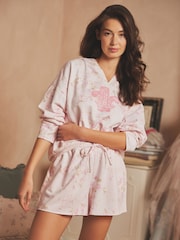 Shabby Chic by Rachel Ashwell® Floral Sweatshirt Shorts - Image 1 of 4