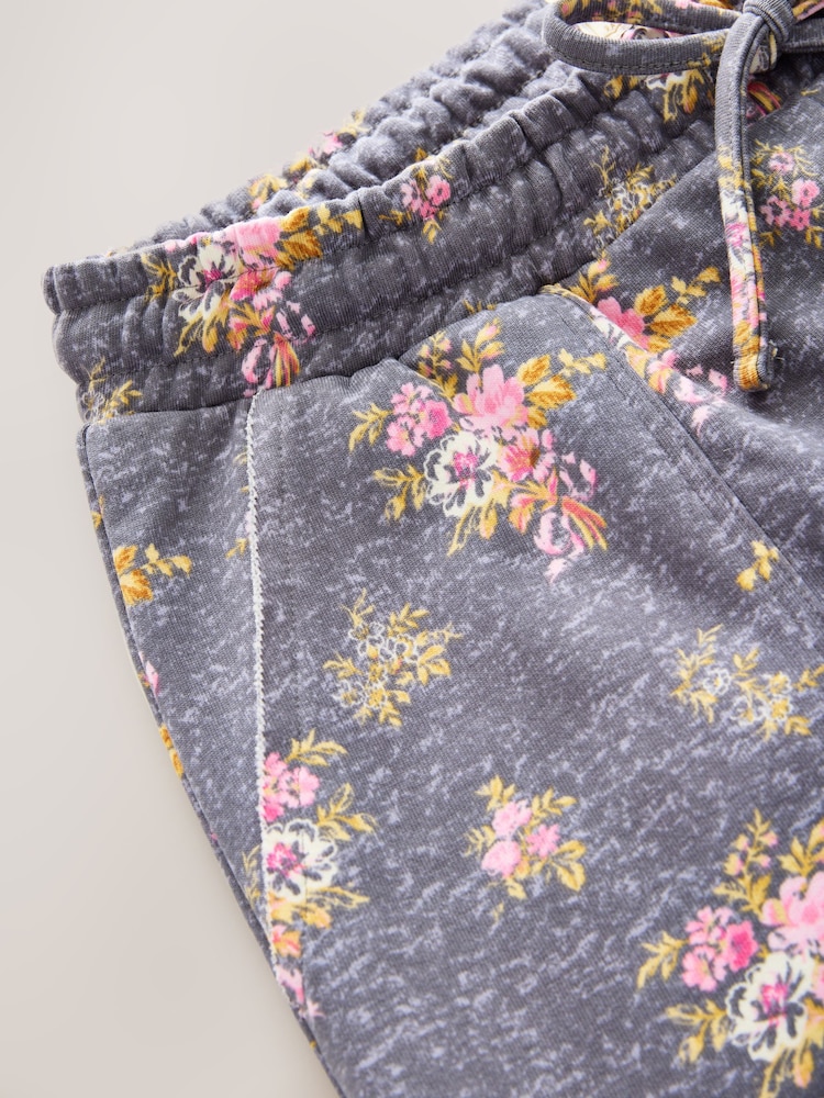 Shabby Chic by Rachel Ashwell® grijze joggingbroek met bloemenprint - Image 7 of 8