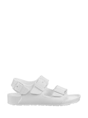 Birkenstock White Kids Milano EVA Sandals - Image 1 of 3