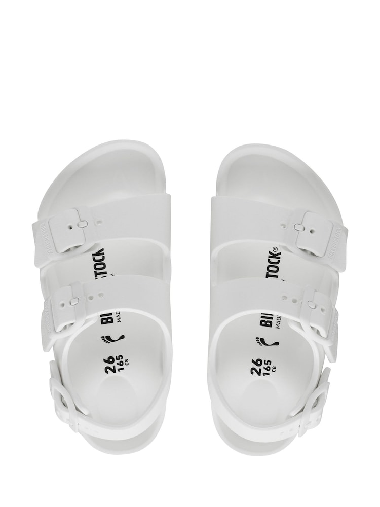 Birkenstock White Kids Milano EVA Sandals - Image 3 of 3