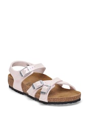 Birkenstock Pink Kids Kumba Saffiano Iridescent Sandals - Image 2 of 3