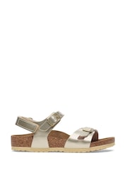 Birkenstock Gold Kids Rio Sandals - Image 1 of 3