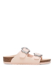 Birkenstock Pink Kids Arizona Flowers Sandals - Image 1 of 3