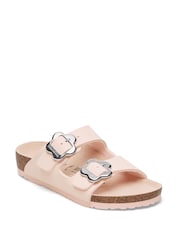 Birkenstock Pink Kids Arizona Flowers Sandals - Image 2 of 3