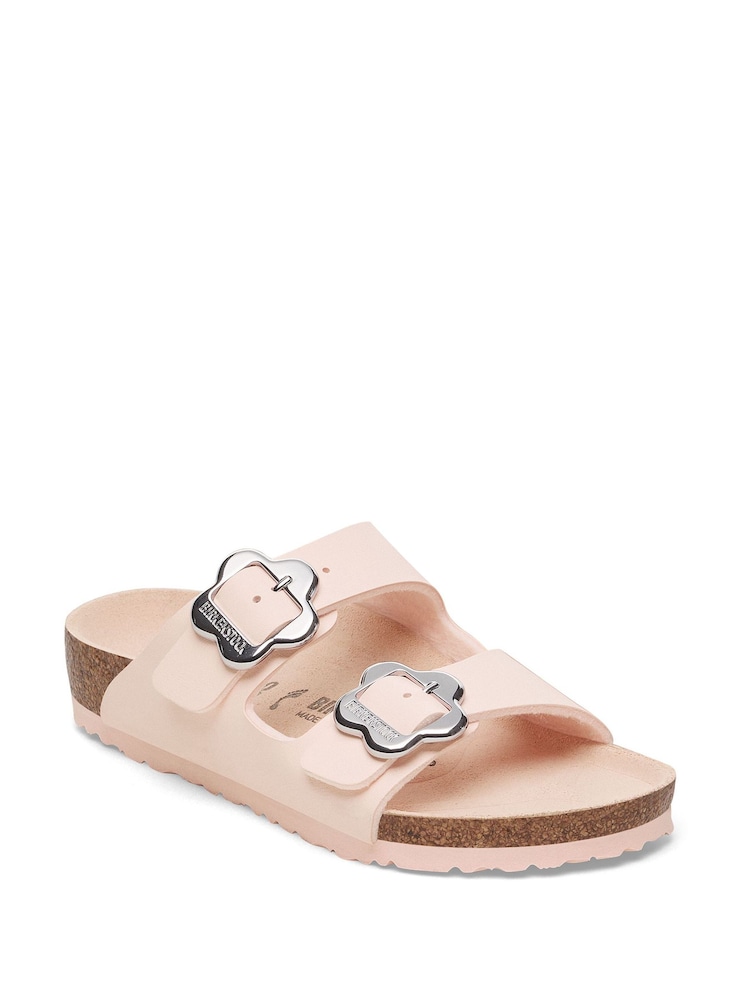 Birkenstock Pink Kids Arizona Flowers Sandals - Image 2 of 3