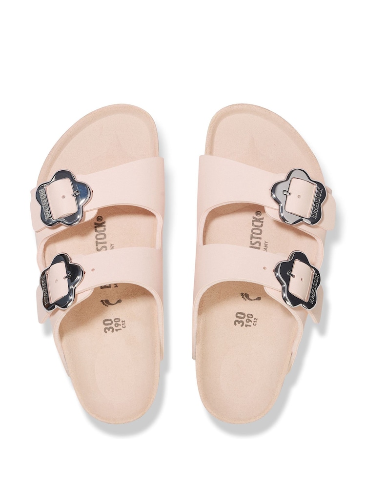 Birkenstock Pink Kids Arizona Flowers Sandals - Image 3 of 3