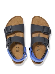Birkenstock Blue/Black Kids Milano Sandals - Image 3 of 3