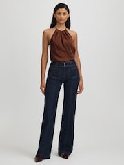 Paige – Catania – Blaue Jeans mit weitem Bein und sichtbaren Knöpfen - Bild 3 von 5