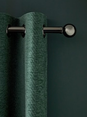 Chevron Chenille Eyelet Lined Curtains - Imagen 1 de 5
