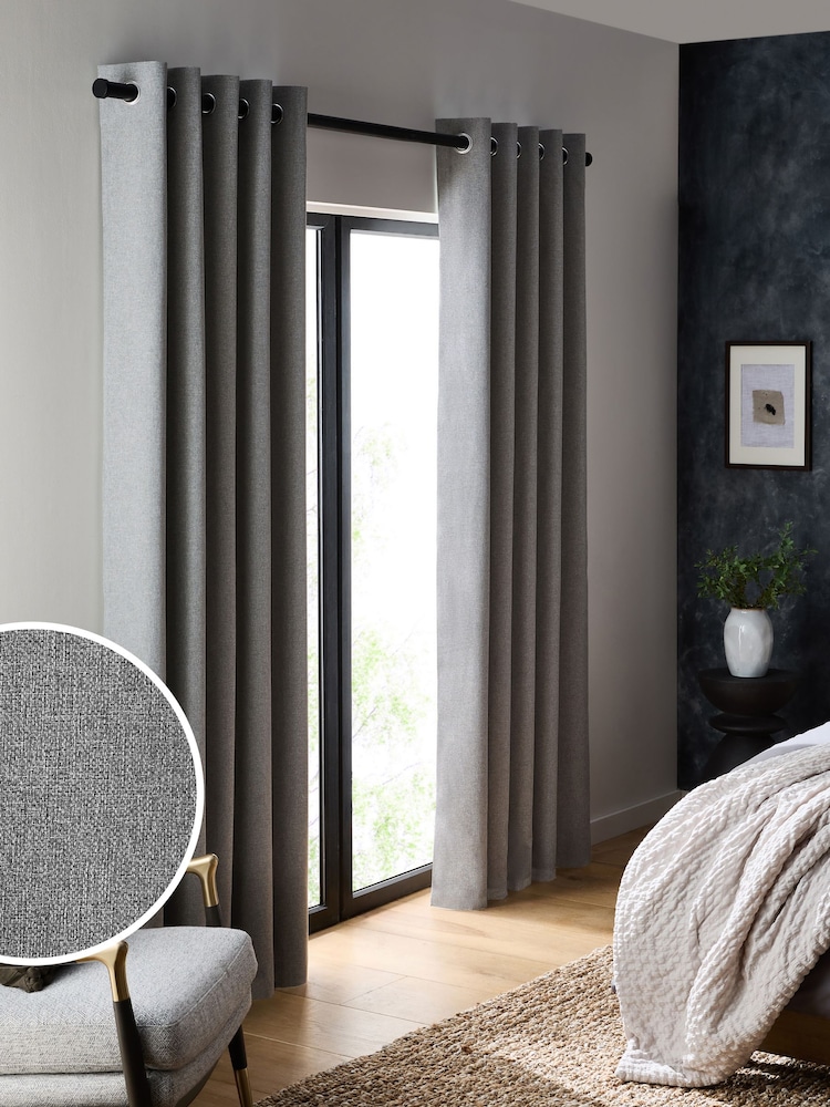 Cortinas Soft Marl Eyelet - Imagem 1 de 8