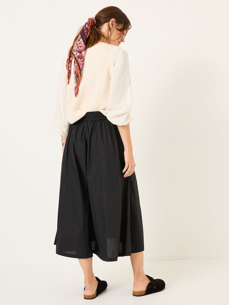 FatFace Black Sulli Poplin Skirt - Image 2 of 11