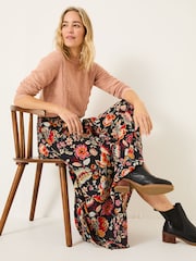 FatFace Black Suki Midi Skirt - Image 3 of 9