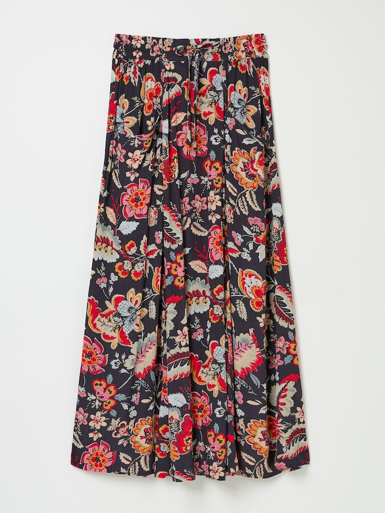 FatFace Black Suki Midi Skirt - Image 9 of 9