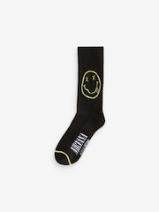 Черный - Nirvana Pattern Sports Socks 3 Pack - Изображение 4 из 6