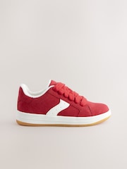 Red Lace-Up Chunky Trainers - Image 6 of 9