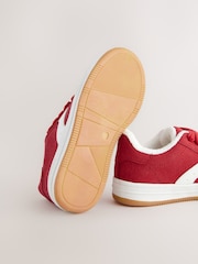 Red Lace-Up Chunky Trainers - Image 7 of 9