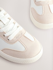 White Lace-Up Lifestyle Trainers - Image 4 of 6