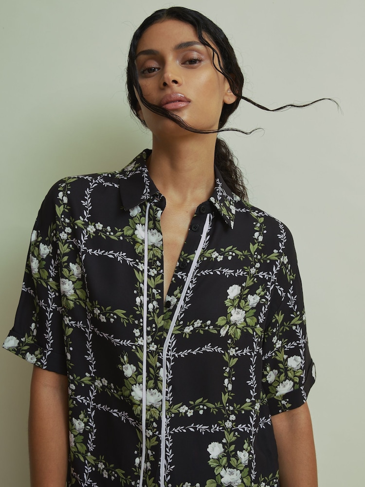 Florere Boxy Button Through Shirt - Image 1 of 6