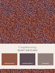 William Morris At Home Plum Willow Bough 10M Wallpaper - Image 4 of 4