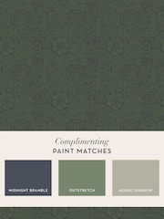 William Morris At Home Green Marigold Fibrous 10M Wallpaper - Image 4 of 4