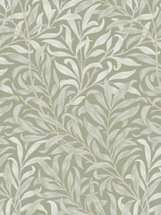 William Morris At Home Sage Willow Bough 10M Wallpaper - Image 2 of 4
