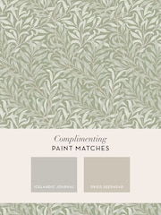 William Morris At Home Sage Willow Bough 10M Wallpaper - Image 4 of 4