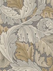 William Morris At Home Neutral Acanthus 10M Wallpaper - Image 2 of 4