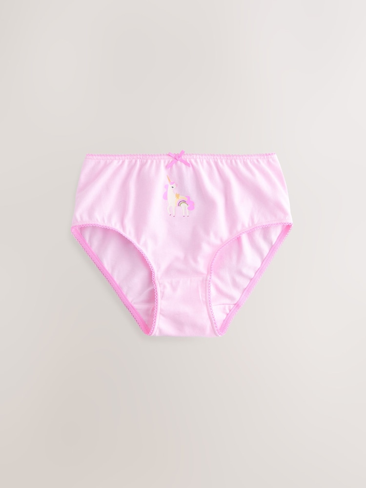 Purple/White Briefs 7 Pack (1.5-12yrs) - Image 4 of 11