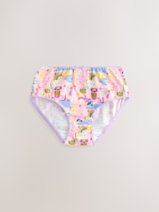 Purple/White Briefs 7 Pack (1.5-14yrs) - Image 6 of 11