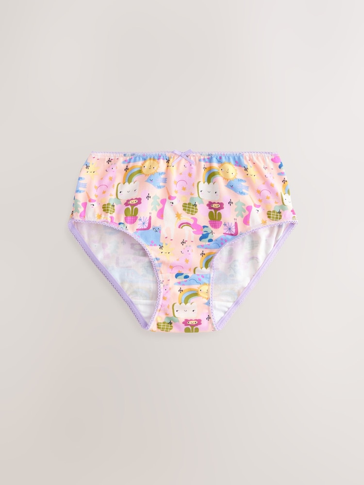 Purple/White Briefs 7 Pack (1.5-12yrs) - Image 6 of 11