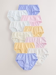 Pink/White Briefs 10 Pack (1.5-16yrs) - Image 1 of 1