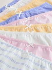 Pink/White Briefs 10 Pack (1.5-16yrs) - Image 13 of 14