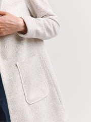 JD Williams Cream Unlined Coatigan - Image 4 of 5