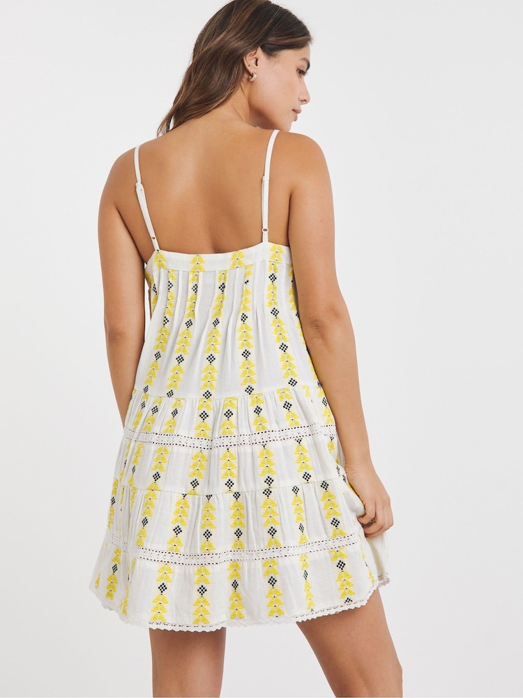 JD Williams Mini Jacquard Beach Dress - Imagen 2 de 4