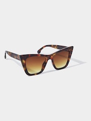 Katie Loxton Brown Porto Tortoiseshell Sunglasses - Image 3 of 5