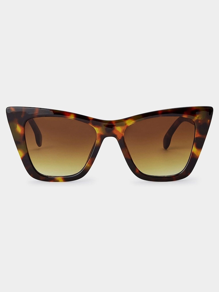 Katie Loxton Brown Porto Tortoiseshell Sunglasses - Image 5 of 5