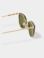 Katie Loxton Black SANTORINI | Gradient Black Tortoiseshell Sunglasses - Image 4 of 5