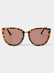 Katie Loxton Animal Sardinia Tortoiseshell Sunglasses - Image 5 of 5