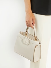 Dune London Cream Daily Medium Winged Grab Bag - Image 1 of 6