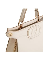 Dune London Cream Daily Medium Winged Grab Bag - Image 6 of 6
