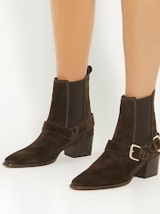 Коричневый - Dune London Ботинки Panino Double Buckle Western - Image 1 of 6