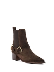 Коричневый - Dune London Ботинки Panino Double Buckle Western - Image 3 of 6