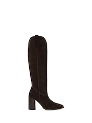 Коричневый - Dune London Ботинки Tavern Knee High Western - Image 2 of 6