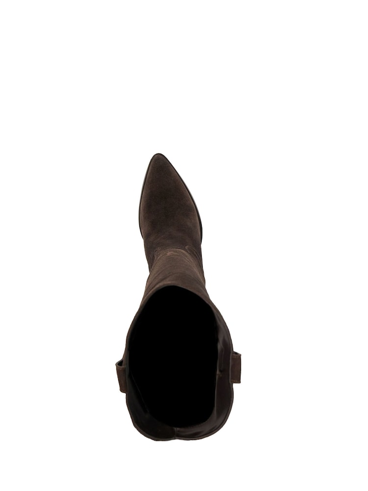 Коричневый - Dune London Ботинки Tavern Knee High Western - Image 6 of 6