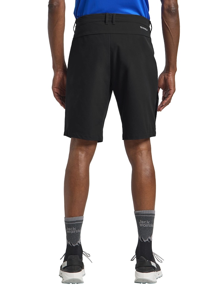 Черные мужские шорты Jack Wolfskin Pico Trail Active - Image 2 of 5