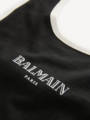 Balmain Kids Logo White Baby Bibs Set 2 Pack - Image 6 of 6